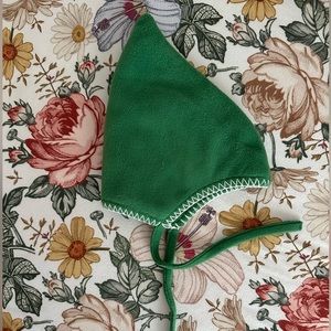 Green Fleece Elf Hat